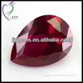 Made in China pear cut natural ruby stone for best price